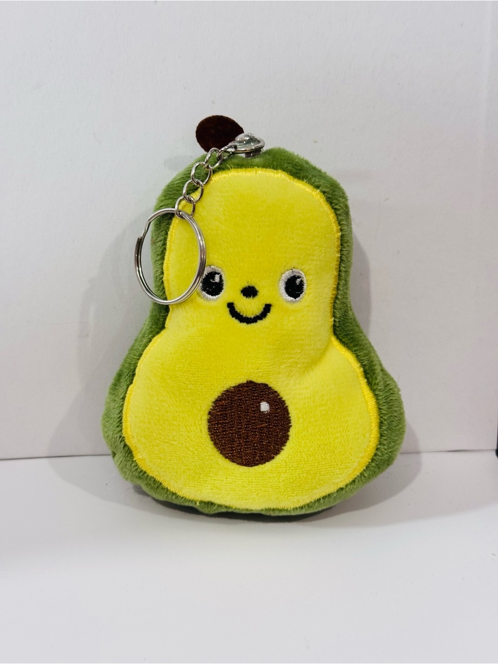 Kawaii Fruit Plush Keychain | Cute Avocado
